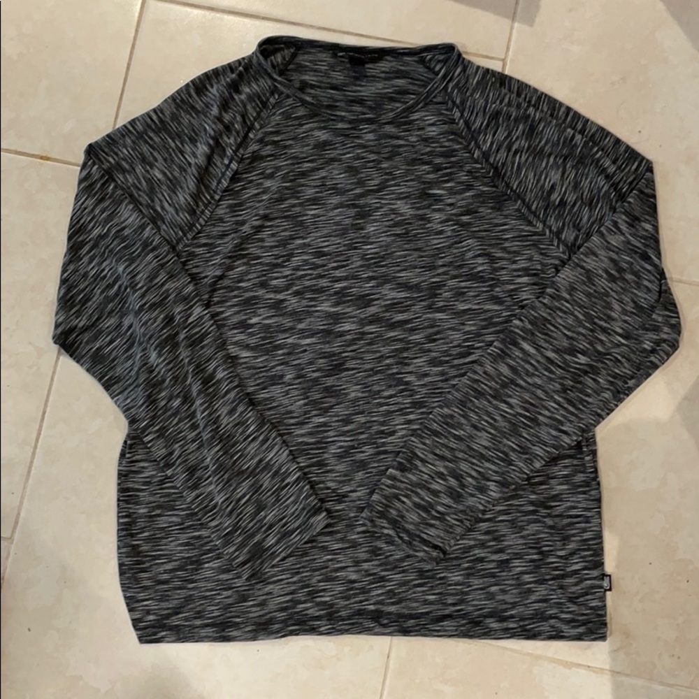 Like New-John Varvatos Heathered Baseball Top 💪